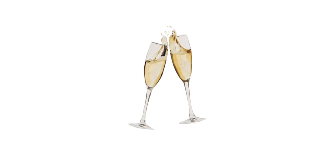 Illustration de coupes de champagne